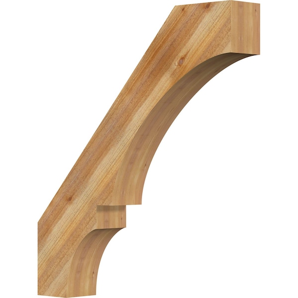 Ekena Millwork 6"W x 36"D x 40"H Balboa Rough Sawn Knee Brace, Western Red Cedar BRC06X36X40BOA00RWR - main